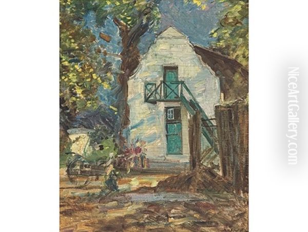 At La Motte, Franschhoek, Cape Oil Painting by John Henry Amshewitz