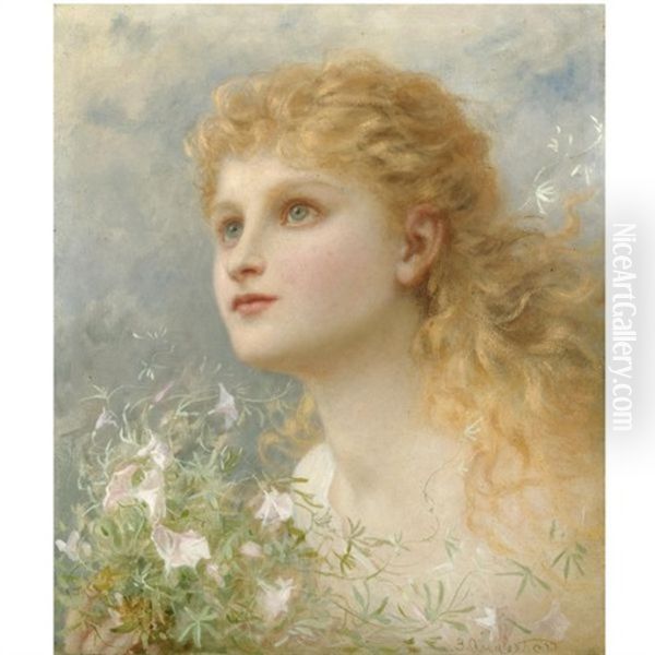 Heavenwards Oil Painting by Sophie Gengembre Anderson