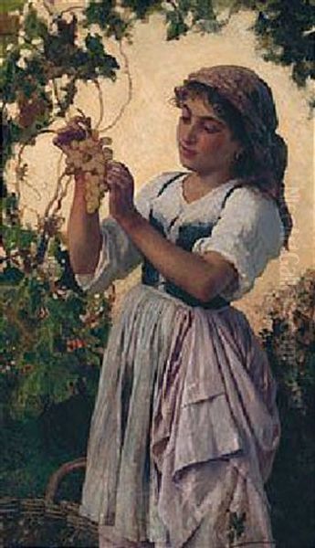 The Last Of The Day Oil Painting by Sophie Gengembre Anderson