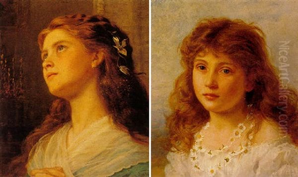 Devotion Oil Painting by Sophie Gengembre Anderson