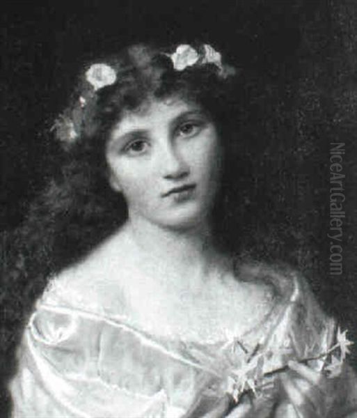 Flora Oil Painting by Sophie Gengembre Anderson