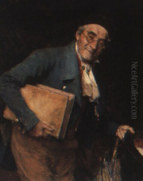 The Professor Oil Painting by Federico Andreotti