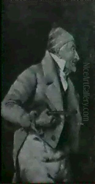 Suonatore Di Violino Oil Painting by Federico Andreotti