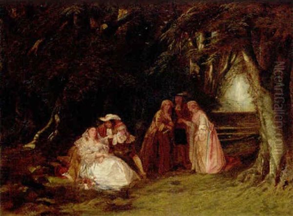 The Excitement Was Too Much Oil Painting by George Henry Andrews