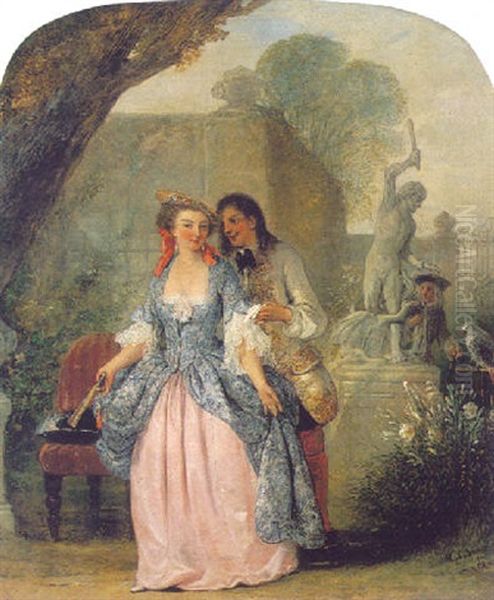 Proposal Not Present Oil Painting by Henry Andrews