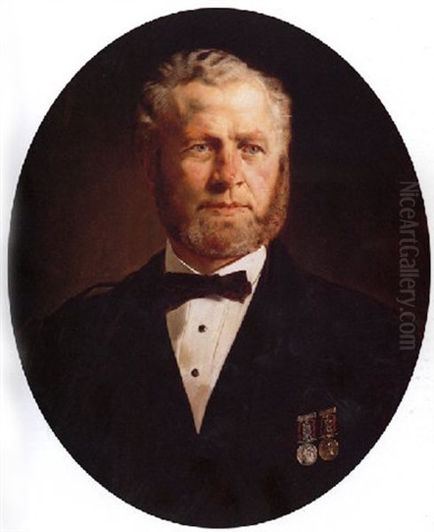 Portrait Of John Brown Oil Painting by Baron Heinrich von Angeli