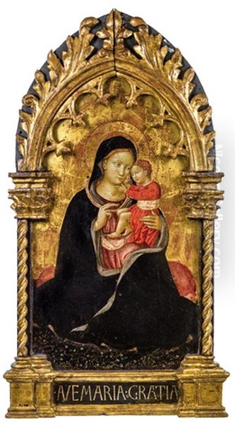 Madonna And Child Oil Painting by Fra Angelico