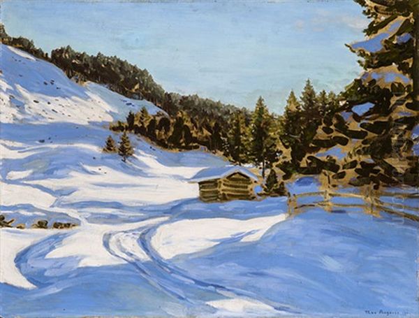 Sonnige Lichtung Oil Painting by Max Angerer