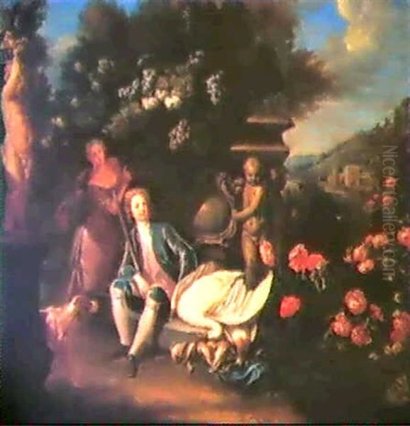 The Young Sportsman Oil Painting by Pieter Angillis