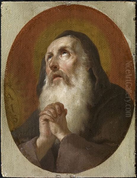 San Francisco De Paula Oil Painting by Napoleone Angionlini