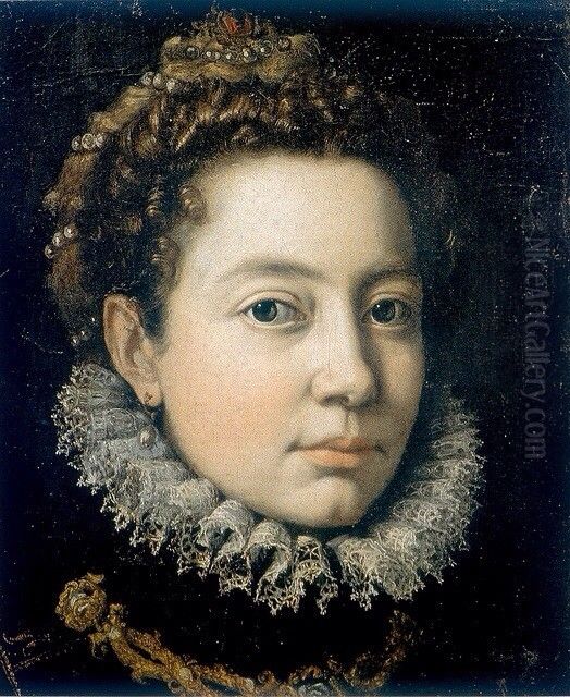Portrait De Femme Oil Painting by Sofonisba Anguissola