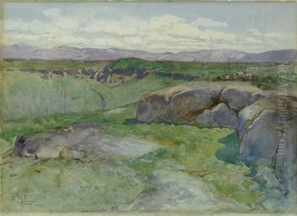 Paesaggio Oil Painting by Filippo Anivitti