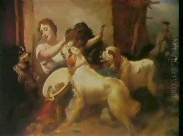 Rejected Addresses Oil Painting by Richard Ansdell