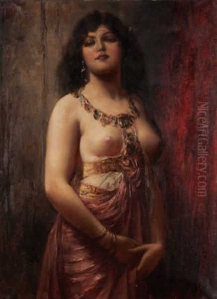 Odalisque Oil Painting by Eugene Ansen-Hofmann