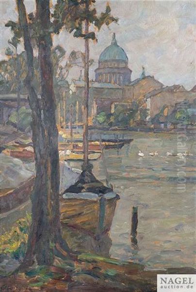 Ansicht Von Alt-potsdam Oil Painting by Otto Antoine