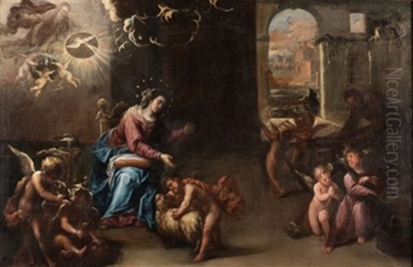 Taller De Nazareth Oil Painting by Francisco Antolinez Y Ochoa