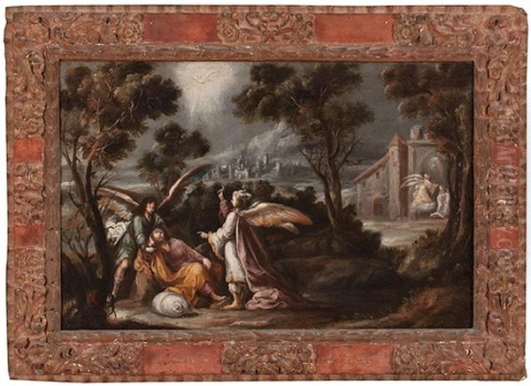 El Sueno De San Jose Oil Painting by Francisco Antolinez Y Ochoa