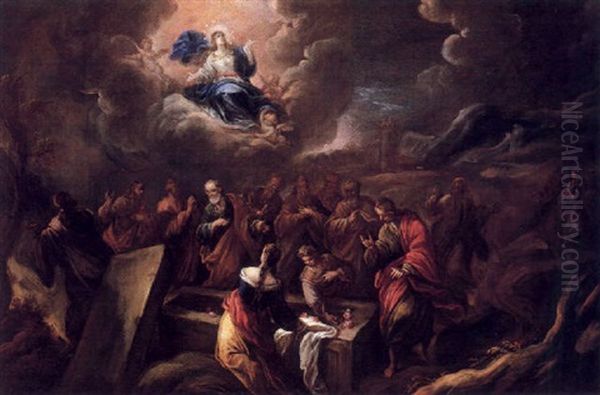 La Asuncion De La Virgen Oil Painting by Francisco Antolinez Y Ochoa