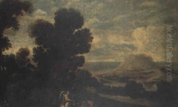 Paisaje Biblico Oil Painting by Francisco Antolinez Y Ochoa