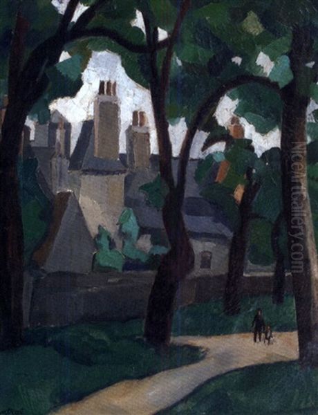 Le Parc Oil Painting by Louis Robert Antral