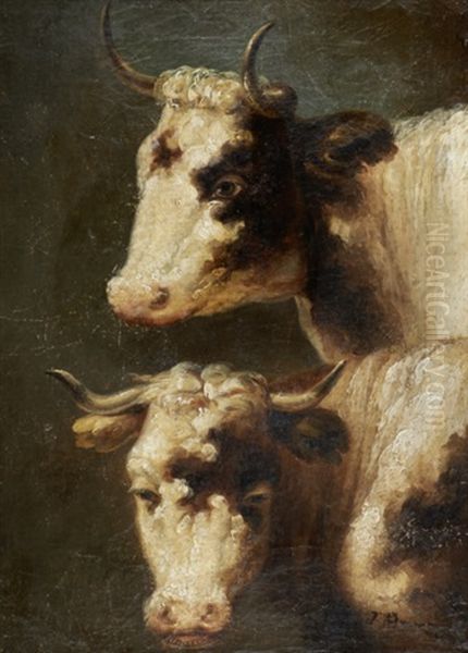 Cabecas De Vaca Oil Painting by Tomas Jose Da Anunciacao