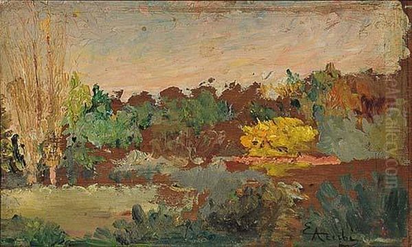 Paesaggio Oil Painting by Ezechiele Acerbi