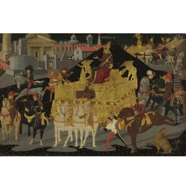 The Triumph Of Scipio Africanus Oil Painting by Apollonio di Giovanni