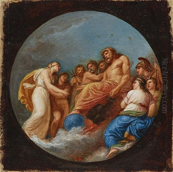 Apotheose Der Psyche Oil Painting by Andrea, the Elder Appiani