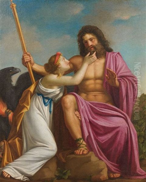 Jupiter Et Thetis Oil Painting by Andrea, the Elder Appiani