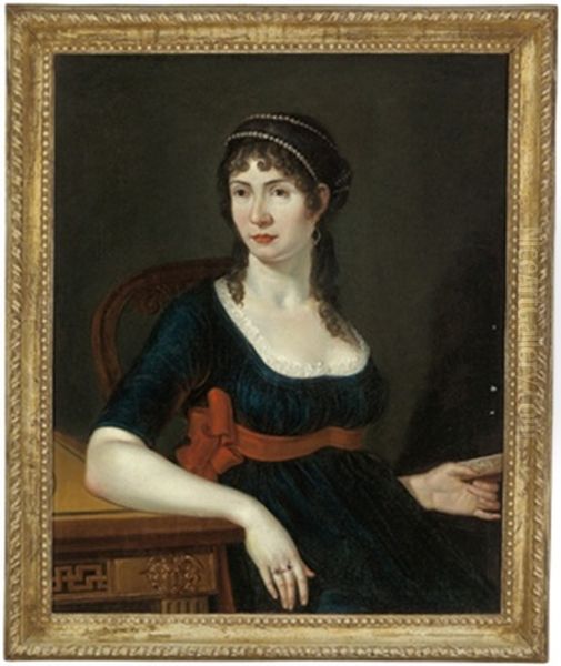 Ritratto Di Nobildonna Oil Painting by Andrea, the Elder Appiani