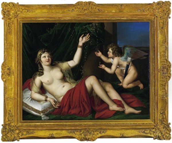 Danae Oil Painting by Andrea, the Elder Appiani