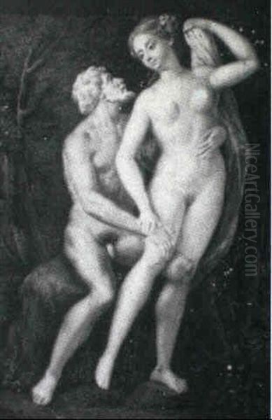 Hyrdepar Oil Painting by Andrea, the Elder Appiani