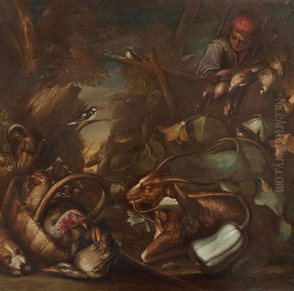 Der Vogelverkaufer Oil Painting by Bartolomeo Arbotori
