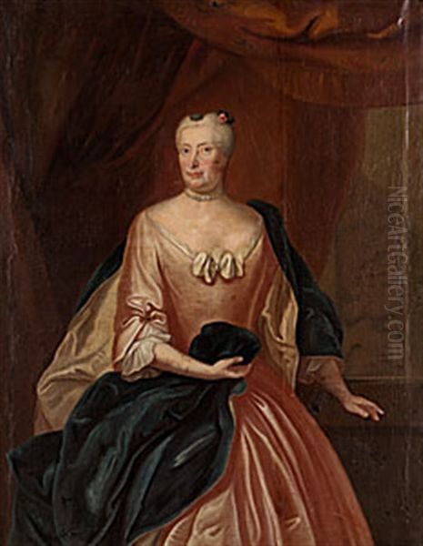 Ingeborg Christina Stael Von Holstein, F. Horn Af Rantzien Oil Painting by Olof Arenius