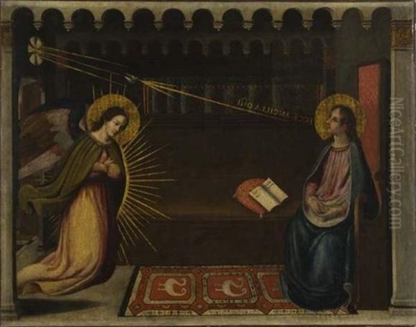 L'annonciation Oil Painting by Spinello Aretino