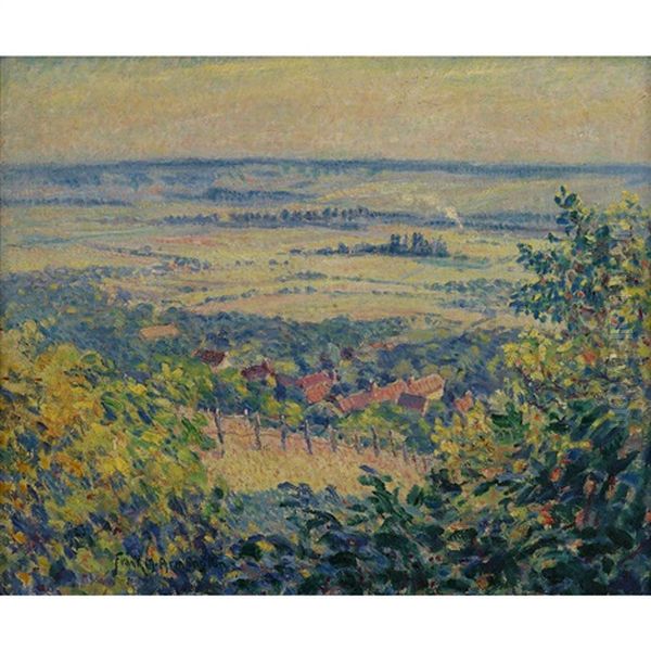 Effet Du Matin A Bizy Oil Painting by Frank Milton Armington