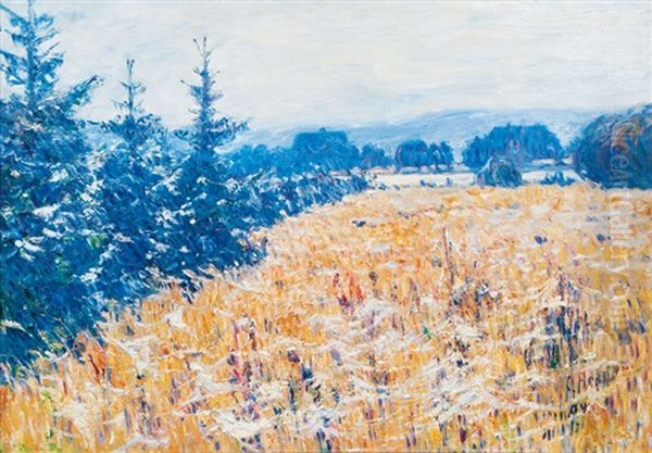 Herbstmorgen, Timmendorf Oil Painting by Carl Arp