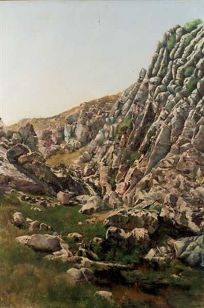 Arroyo De La Degollada Oil Painting by Ricardo Arredondo Calmache