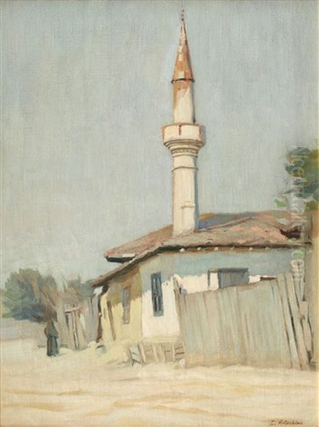 Ulita Dobrogeana Oil Painting by Constantin Artachino