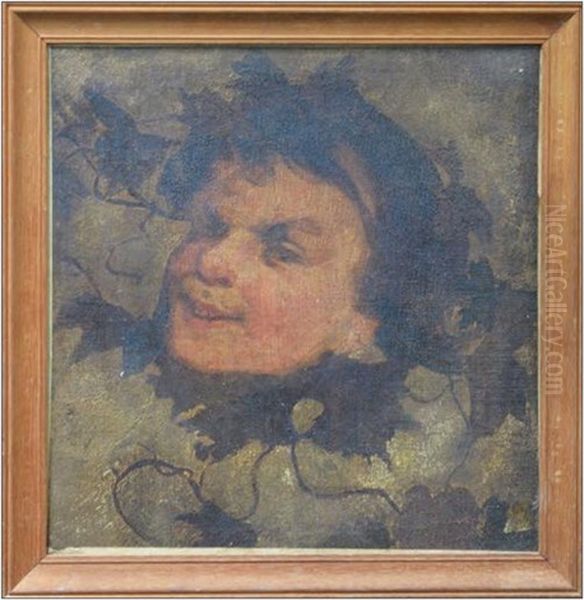 Faun Oil Painting by Julian Ashton