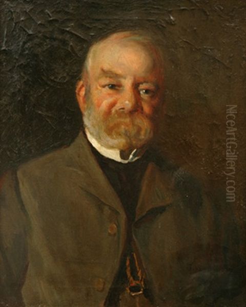 Portrait Of The Honourable Henry Gullett Mla? Oil Painting by Julian Ashton