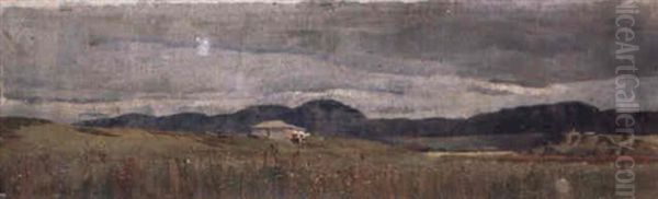 Grose Valley From North Richmond Oil Painting by Julian Ashton