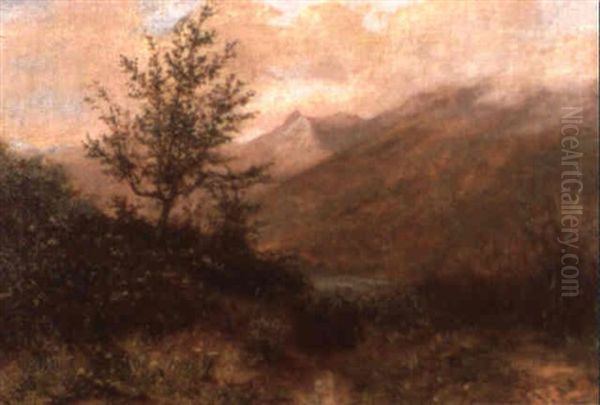 Mountain Stream Oil Painting by Julian Ashton