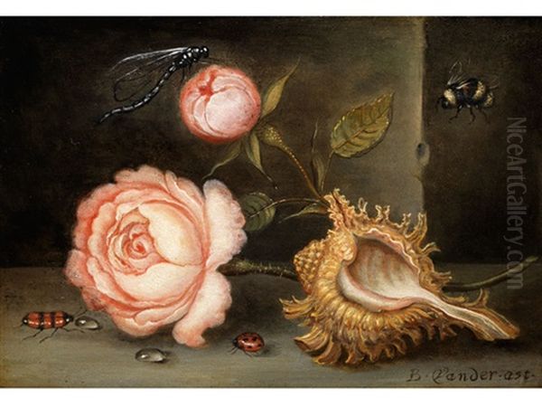 Kleines Blumenstillleben Oil Painting by Balthasar Van Der Ast
