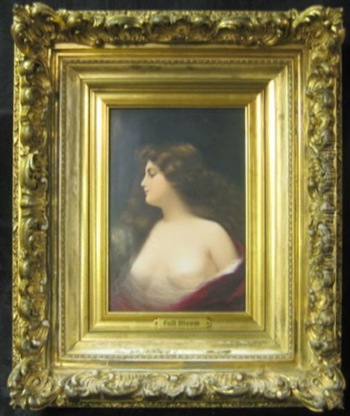 Full Bloom Oil Painting by Angelo Asti