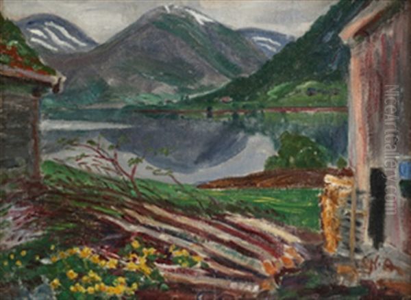 Vardag Oil Painting by Nikolai Astrup
