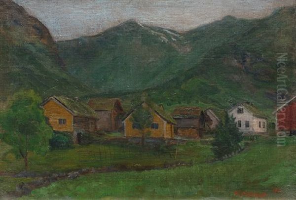 Fra Jolster Oil Painting by Nikolai Astrup