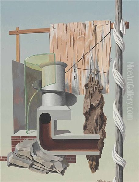 Object Construction Oil Painting by John Carlton Atherton