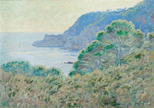 La Grand Cale, Porquerolles Oil Painting by Jean Francis Auburtin