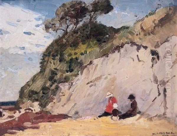 By The Sea Side Oil Painting by James Muir Auld